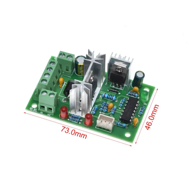 Módulo regulador de Motor CC CCM2 10V 12V 24V 36V con interruptor controlador CC PWM de avance y retroceso 120W - imagen 2