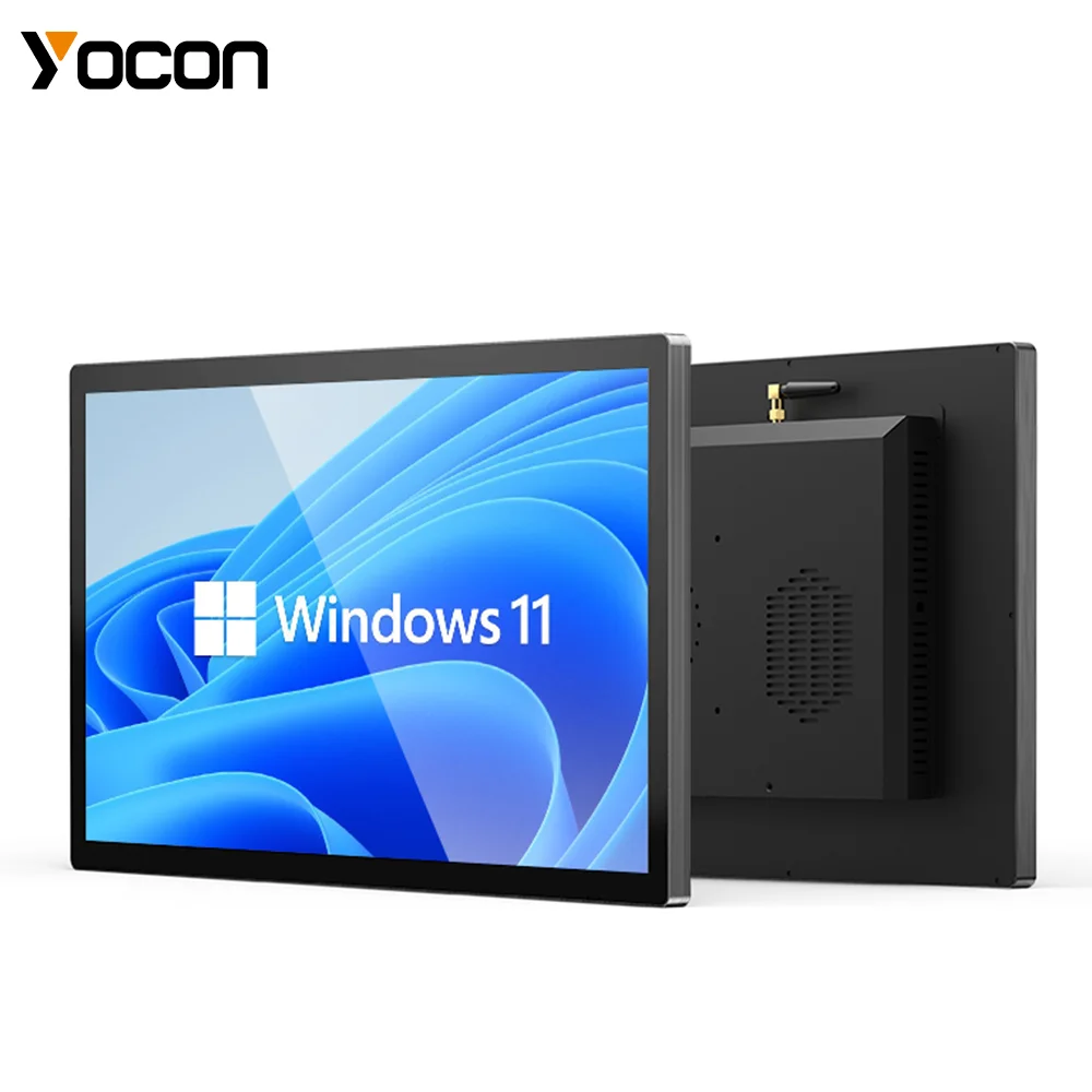 Panel táctil de 21,5 pulgadas, ordenador todo en uno, ventiladores con soporte VESA, disipan el calor eficiente - imagen 2
