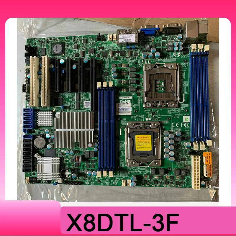 Placa base X8DTL-3F DDR3 SATA2 PCI-E 2,0 procesador Xeon IPMI 2,0 integrado serie 5600/5500 X8DTL-3F