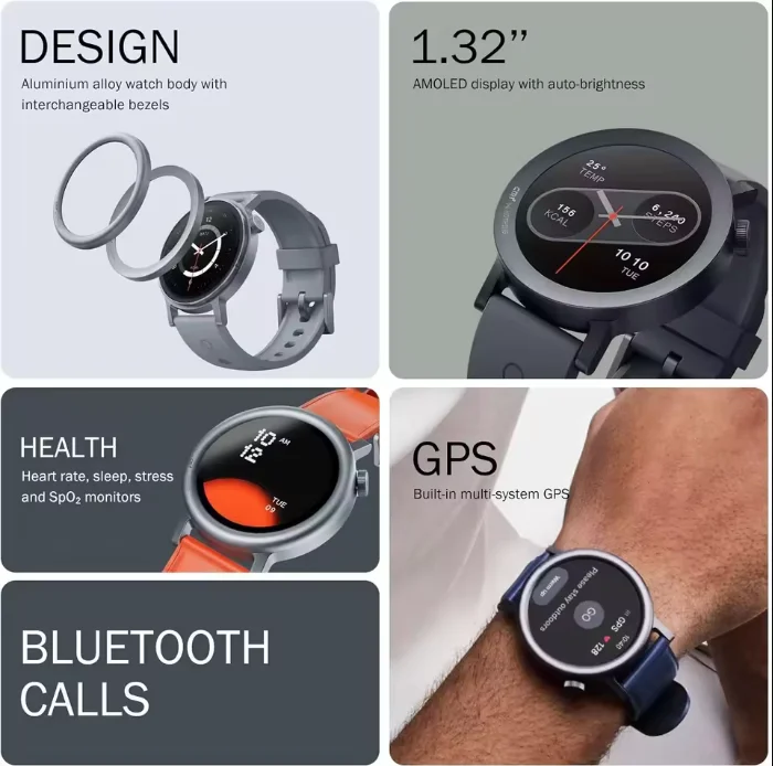 CMF by Nothing Watch Pro 2 versión Global reloj inteligente 1,32 "AMOLED Bluetooth 5,3 llamadas BT reloj inteligente con GPS de reducción de ruido AI - imagen 2