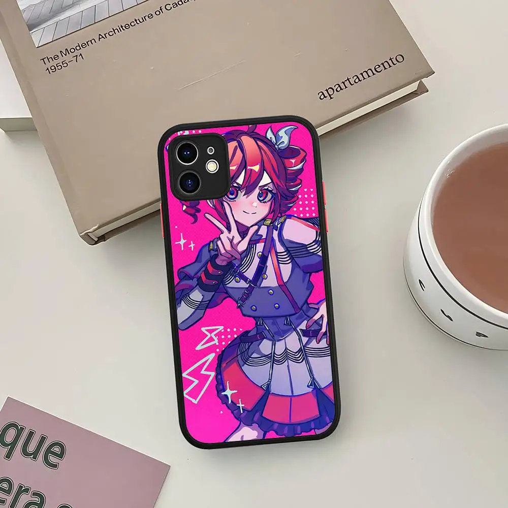 Funda de silicona T-TETO K-Kasane Anime para IPhone 16 15 14 13 12 11 Pro Max Plus X XS MAX cubierta mate a prueba de golpes - imagen 4