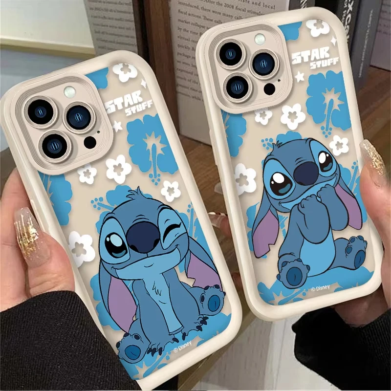 Funda de teléfono de punto de dibujos animados de Disney para Samsung Galaxy A55 A54 A35 A15 S25 Ultra S24 S23 S22 S21 Plus S20 FE, funda trasera a prueba de golpes - imagen 2
