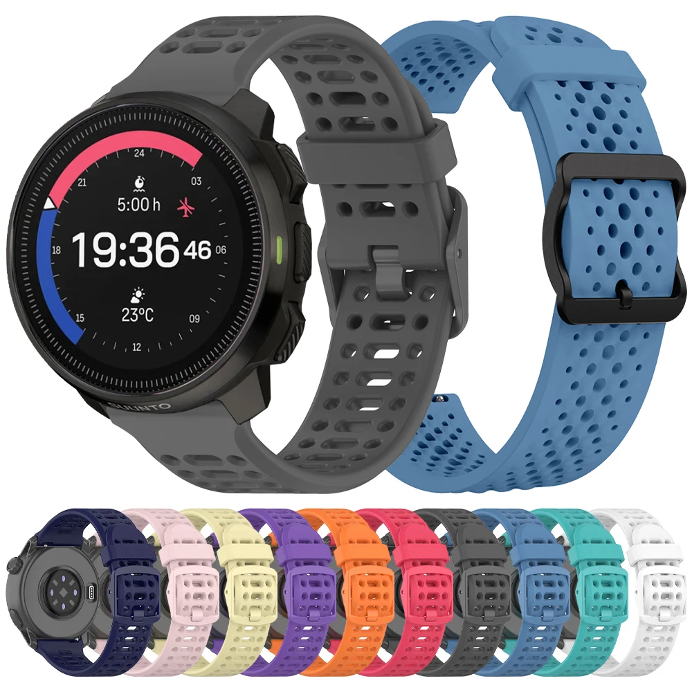 Correa de reloj de 22mm para SUUNTO OCEAN/RACE S/VERTICAL/5 9 PEAK PRO DLC, pulsera para COROS PACE 3/APEX 2 Pro, correa transpirable Original