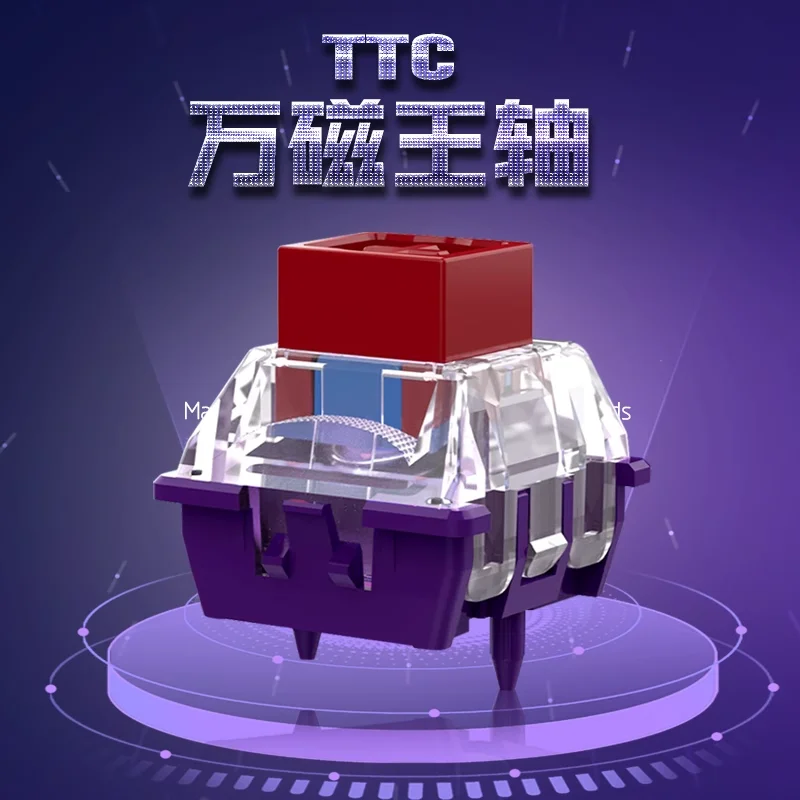 TTC King of Magnetic Switch, interruptores de teclado mecánico, alta transmitancia de luz, e-sports, Gaming, Atk68, Na87, Hm66, Magneto Swtich