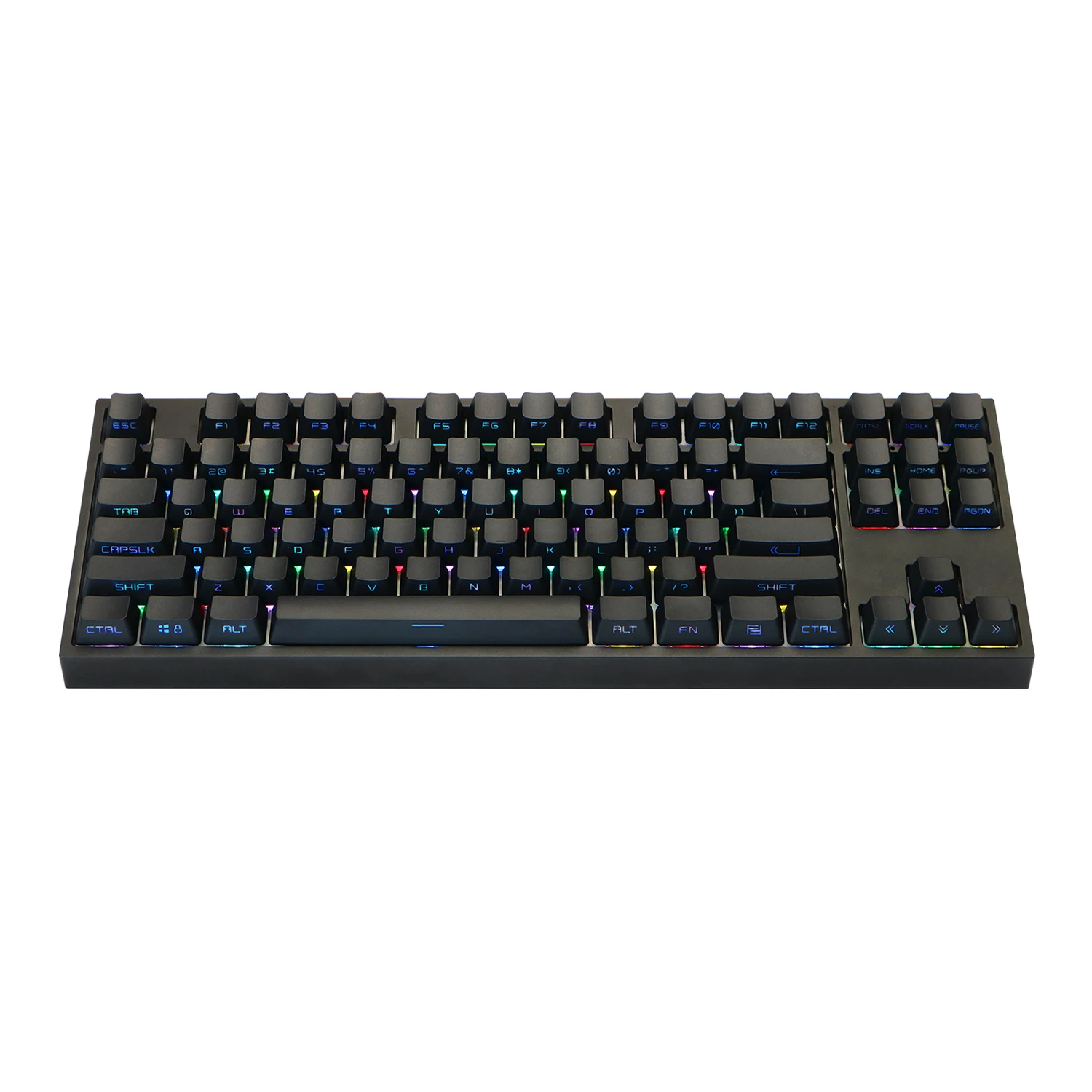 Teclas PBT OEM, perfil de doble disparo, impresión lateral, retroiluminación a través de 68, 87, 96, 980, 100, 104, negro, blanco, Teclado mecánico MX 8,0