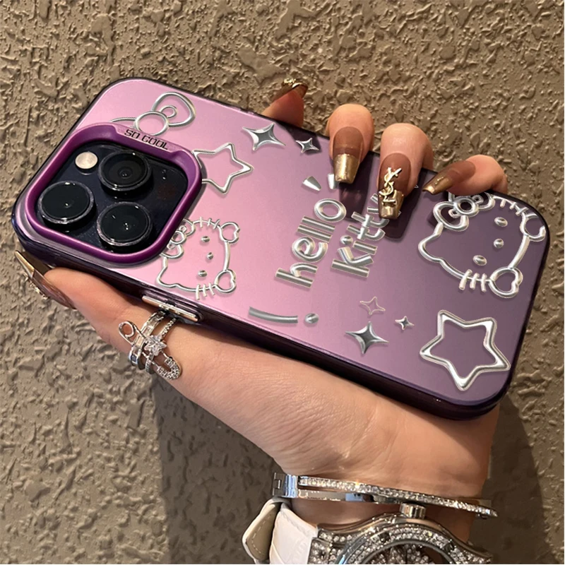 Funda bonita Sanrio Hello Kitty para Xiaomi 11 Lite 5G NE 14T POCO X6 M5S 14 13 13T 12T Pro X7 X5 X3 NFC F4 GT F5 F6 M6 Pro 4G - imagen 4