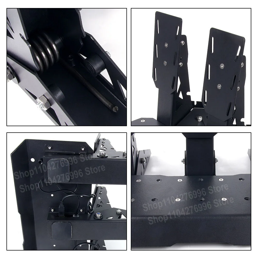 Simulador de carreras PC USB Huo Sensor Pedal SRP Lite juegos de carreras tres pedales para Logitech G29/G27/G25 T300 T500 RS - imagen 4