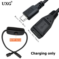 Cable Micro USB con Interruptor ON/OFF para Raspberry Pi