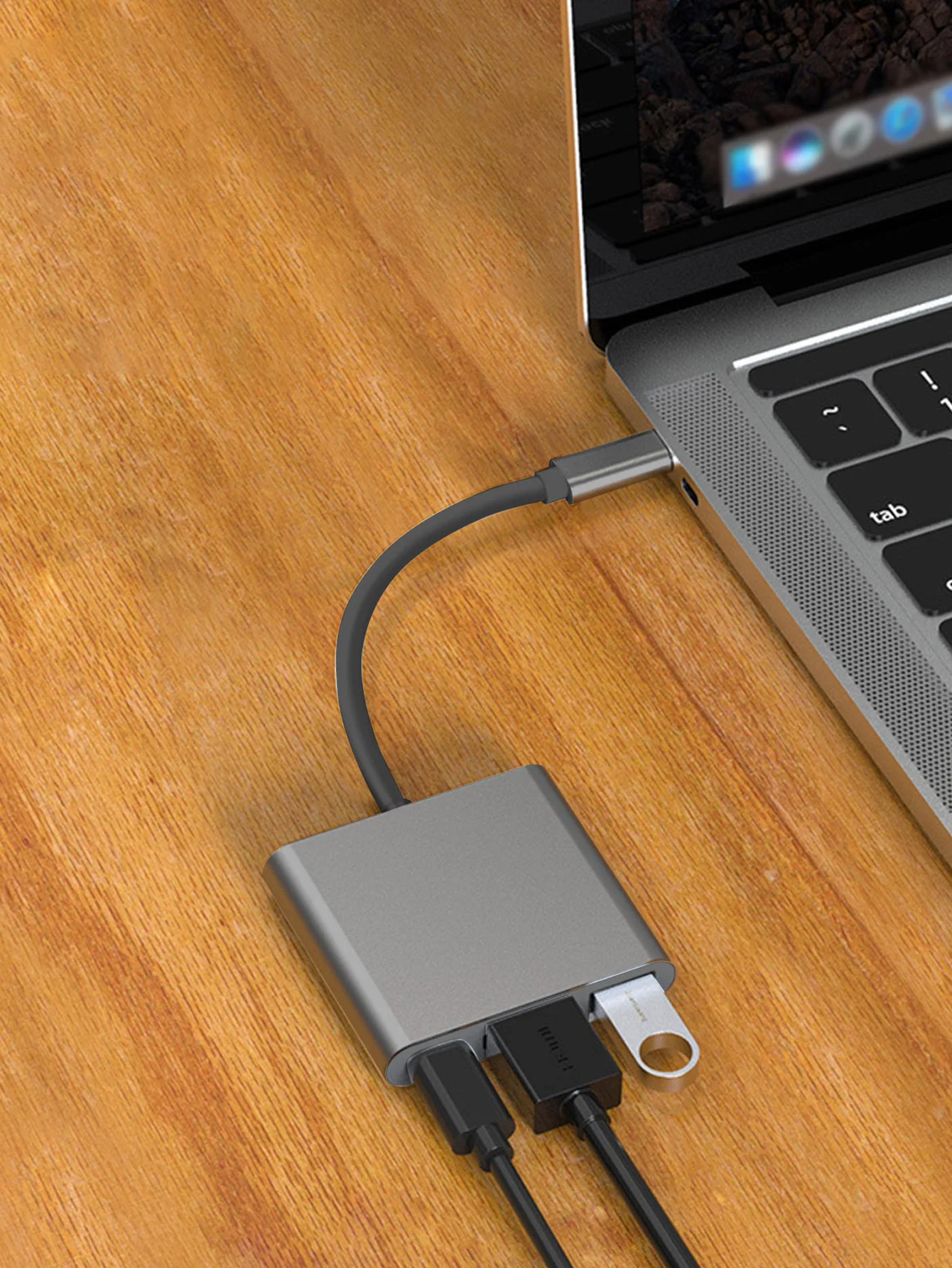 Convertidor tipo c 3 en 1, interfaz USB3.0, convertidor OTG multifunción, transmisión de alta velocidad - imagen 4