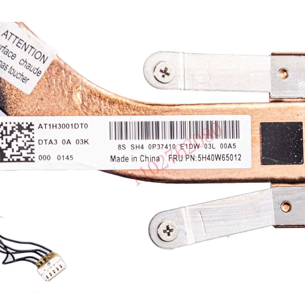 Nuevo disipador de calor del ventilador de refrigeración del refrigerador de la CPU Original para Lenovo ThinkPad X1 Carbon 7th 5H40W65012 - imagen 3