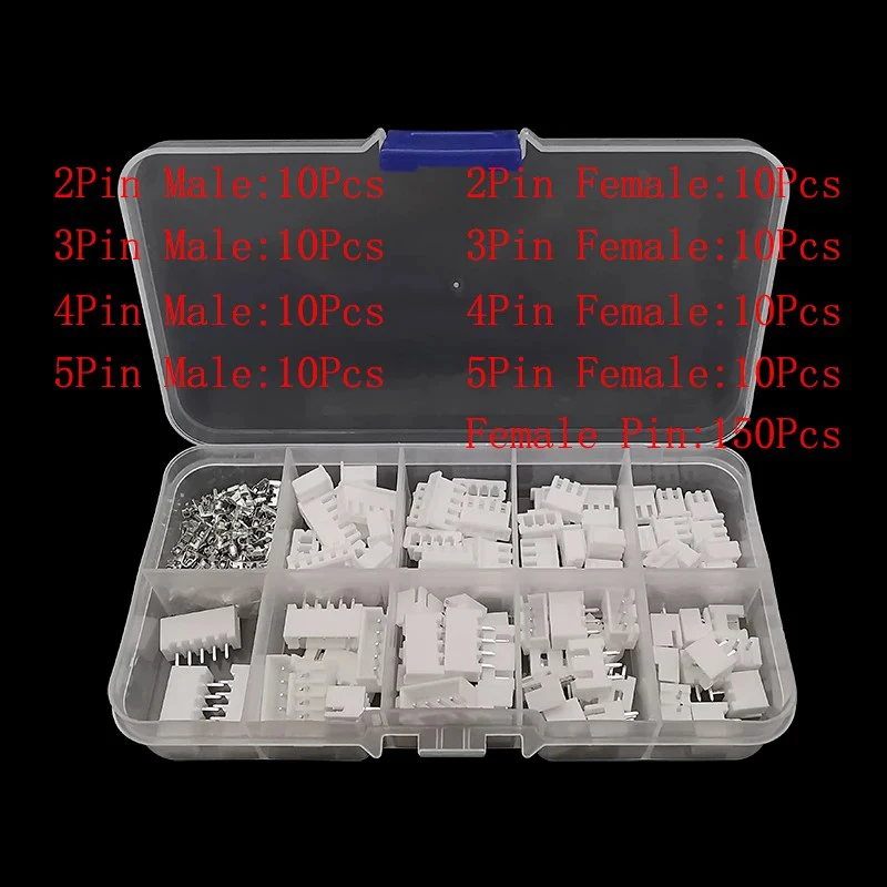 Kit de Conectores JST Macho y Hembra para Engarzar Cables - imagen 4