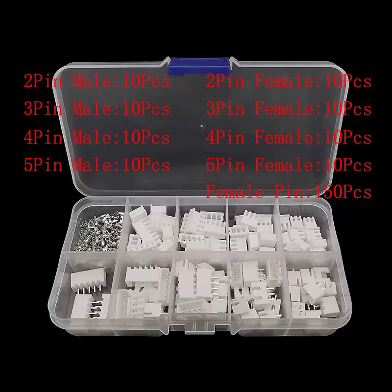 Kit de Conectores JST Macho y Hembra para Engarzar Cables - imagen 4