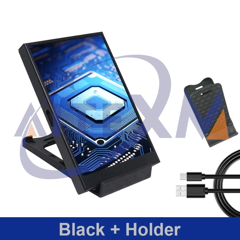 AITEXM pantalla secundaria IPS tipo C de 3,5 pulgadas para ordenador CPU GPU RAM HDD pantalla 320*480 Monitor LCD USB libremente AIDA64 Win 10 11 - imagen 5