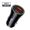 Dual USB Grey