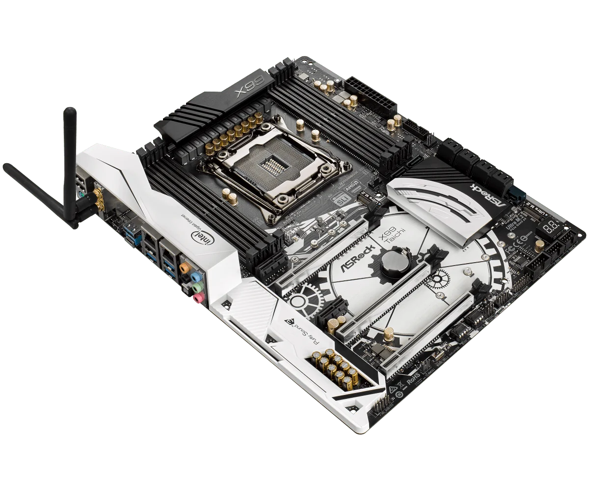 Placa base X99 ASRock X99 Taichi Motherboar LGA 2011-3 8 x DDR4 256GB compatible con E5-2698 v4 2609 v3 i7-6900K v4 cpu M.2 ATX - imagen 3