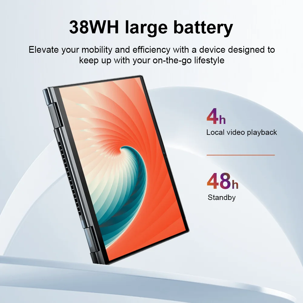 Ninkear 2 en 1 Laptop YBOOK 15 El mejor regalo de Navidad AMD ™ Ryzen 3 3200U 16GB DDR4 + 512GB SSD 15,6 pulgadas 360 grados - imagen 5