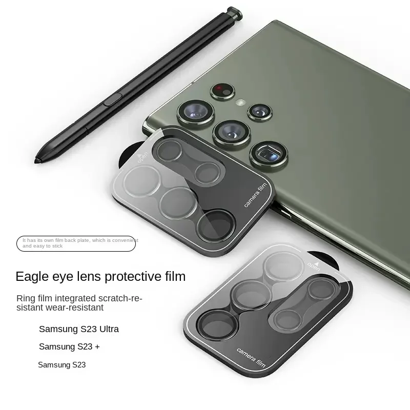 Para Samsung Galaxy S25 Ultra Protector de cámara anillo de lente de Metal vidrio templado para Galaxy S24ultra S24 + Plus tapa de cubierta - imagen 4