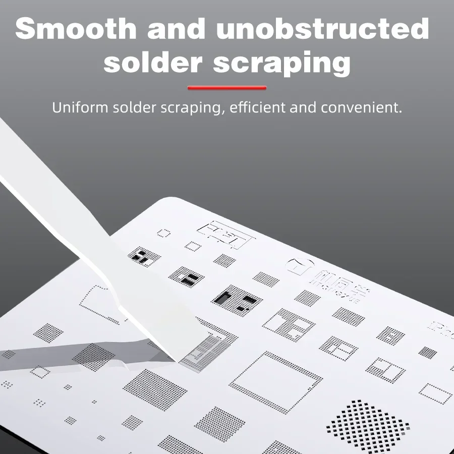 JTX WT-1 raspador de estaño de cerámica, pasta de soldadura, cuchillo raspador, antiestático, no magnético, resistente al desgaste para Reballing de plantilla BGA - imagen 4