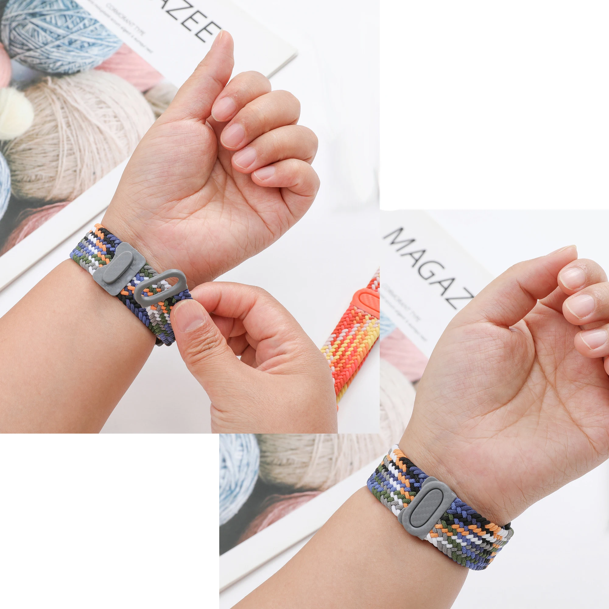 Correa de nailon para reloj Redmi 5 active/5 lite, pulsera trenzada de bucle solo, correa para Xiaomi Redmi watch5 active de 22mm - imagen 5