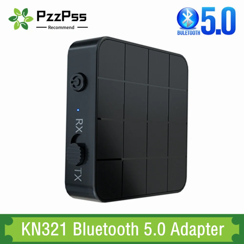 PzzPss-receptor de Audio con Bluetooth 5,0, transmisor AUX RCA de 3,5 MM, conector 3,5, adaptador inalámbrico de música estéreo USB, Dongle para coche, TV y PC