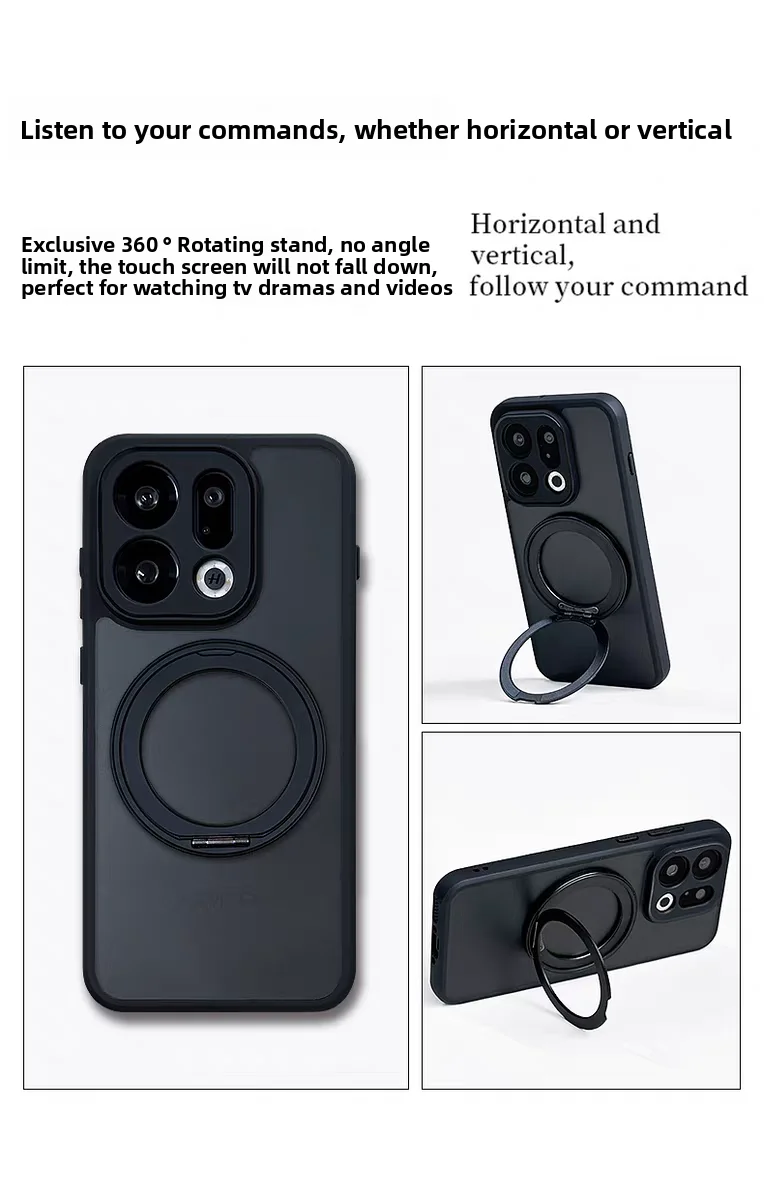 Para Motorola Edge 60 50 Pro funda dura con soporte de anillo funda protectora trasera magnética para Moto Edge 60 50 Fusion Neo Shell - imagen 3