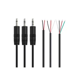 Cable de Audio DIY 2,5/3,5 mm, Jack Macho y Hembra