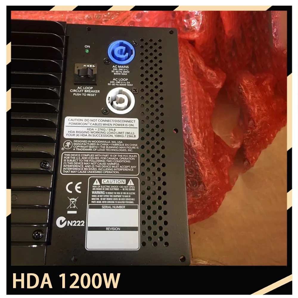 Módulo amplificador de altavoz Active Line Array de 12'' para Ma-ckie HDA 1200W