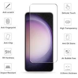 Samsung Galaxy S23 FE Protector de pantalla en vidrio templado