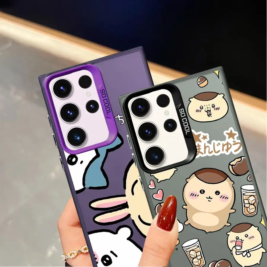 Funda para Samsung Galaxy S21 S23 S23 S22 Note 20 Ultra S24 FE S25 S20 Plus funda trasera para teléfono Linda Chi-ikawaS - imagen 4