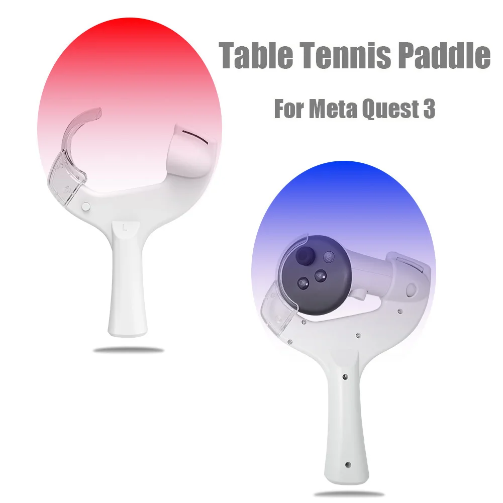 Adaptador de tenis de mesa para Meta Quest 3, controlador táctil, mango de agarre para raqueta de Ping Pong, accesorios de agarre de paleta de tenis de mesa - imagen 2