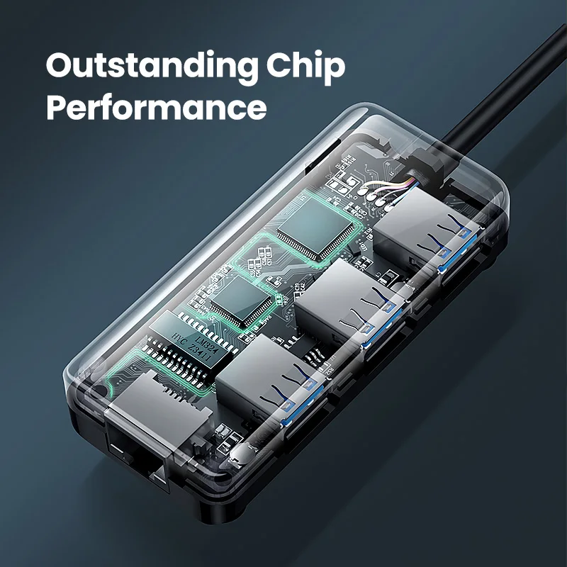 UGREEN-adaptador Ethernet USB 3,0 para ordenador portátil Xiaomi Mi Box S/3, concentrador de red Lan USB RJ45 de 1000Mbps - imagen 5