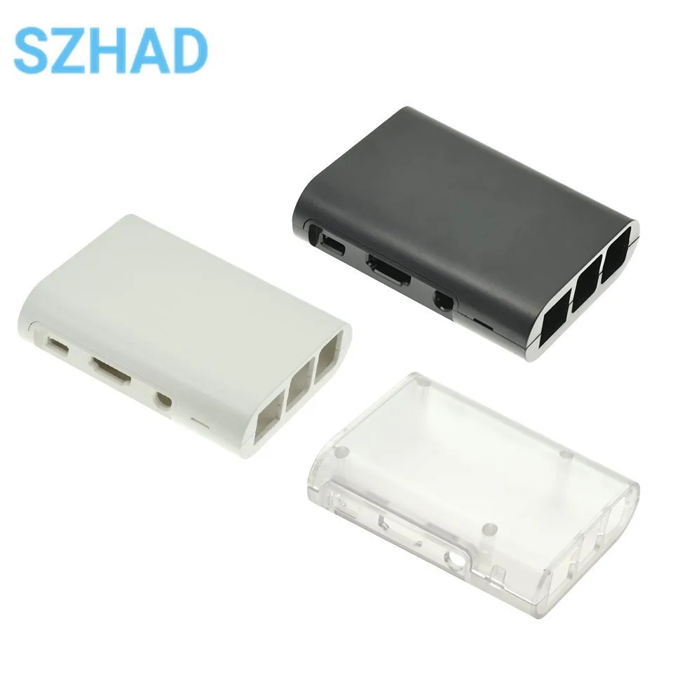 Raspberry Pi 2 Generación B / Raspberry Pi 3 generación, carcasa negra, carcasa, caja ABS
