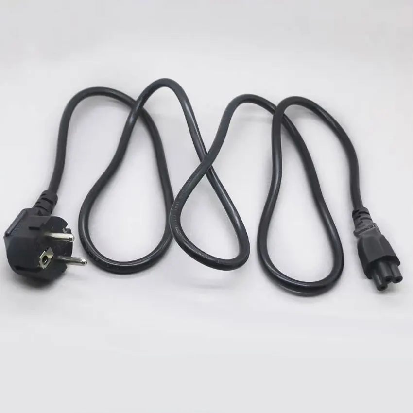 Cable de alimentación europeo IEC C5 a C6, adaptador de corriente para ordenador portátil, Dell, Lenovo, Asus, Notebook TV, 0,5 m, 1,2 m, 5m - imagen 2