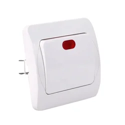 Pulsador LED Empotrable con Indicador Luminoso
