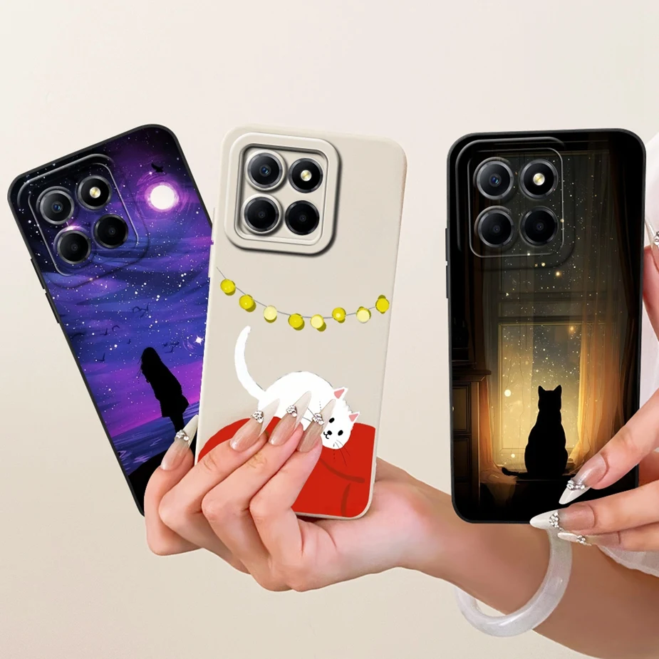 Para Honor X8 5G funda VNE-N41 lindo conejo cubierta de dibujos animados a prueba de golpes funda de teléfono para Honor X6 X8 4G HonorX6 HonorX8 Fundas suaves bolsas - imagen 3