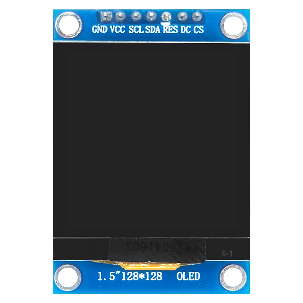 Módulo de pantalla OLED de 1,5 pulgadas SPI 7 pines 128*128 COG SH1107 unidad pantalla LCD blanca bajo consumo de energía 3,3 V-5V - imagen 3