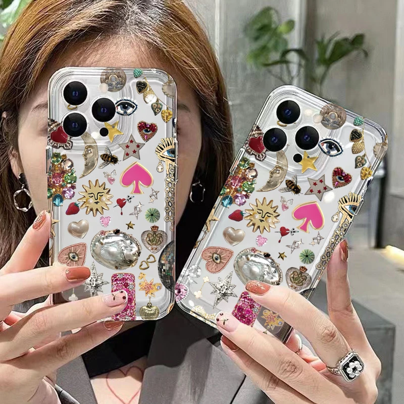 Funda de teléfono de protección completa de TPU impresa para Samsung Galaxy S25 S24 S23 Ultra S22 Plus S21 FE 5G A56 A55 A54 A53 A35 A33 A16 - imagen 2