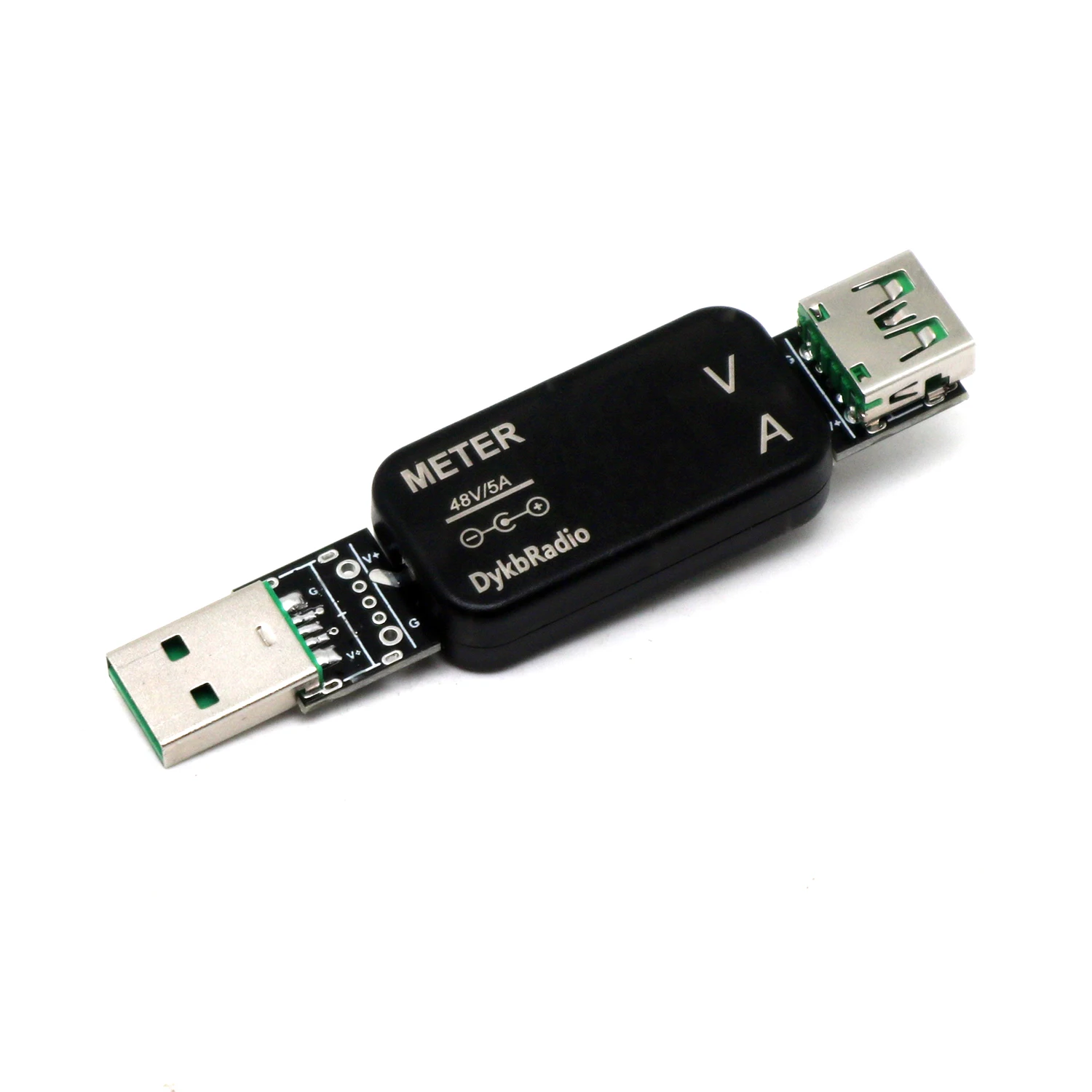 Medidor de corriente de voltaje USB bidireccional DC 5V-48V 5A voltímetro digital amperímetro cargador de batería descargador probador pantalla LED - imagen 4