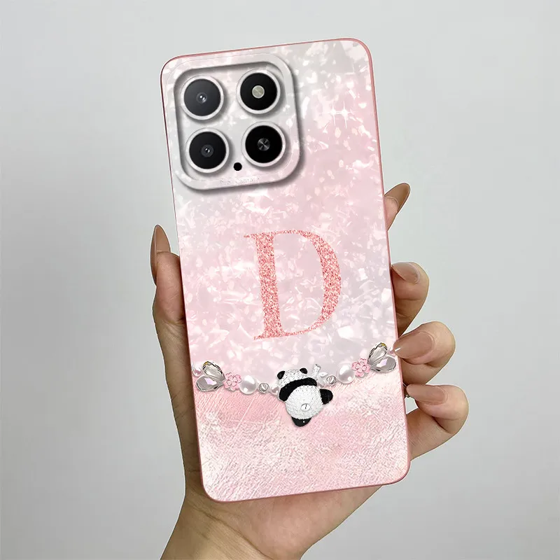 Para Honor X5b Plus funda HonorX5b Plus moda corona letras silicona suave contraportada para Honor X5b Plus funda de teléfono X5bPlus Capa - imagen 4