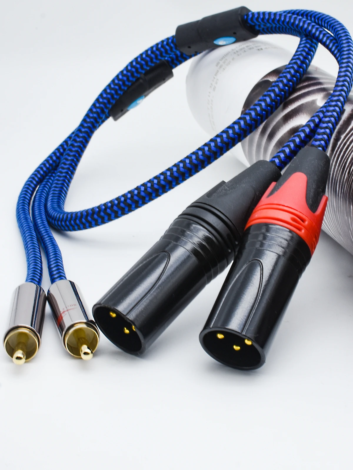 Cable XLR RCA Dual OFC – Audio Hifi Pro 3 pines - imagen 3