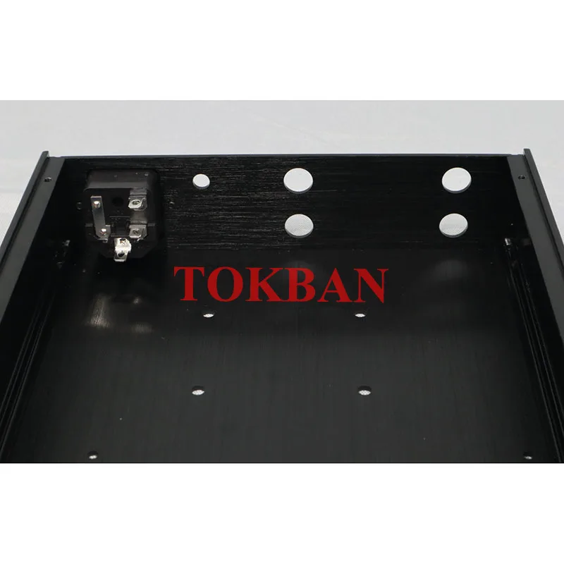 Tokban 2104 190*46*191mm carcasa de chasis de amplificador Digital totalmente de aluminio con perilla de Control de volumen carcasa de amplificador HIFI - imagen 5