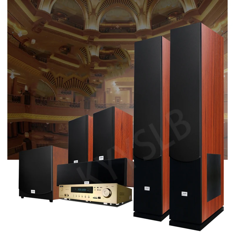 KYYSLB 1000-2000W 5,1 amplificador Bluetooth sistema de cine en casa Audio sonido DTS Dolby Amplificador 220V un conjunto - imagen 5