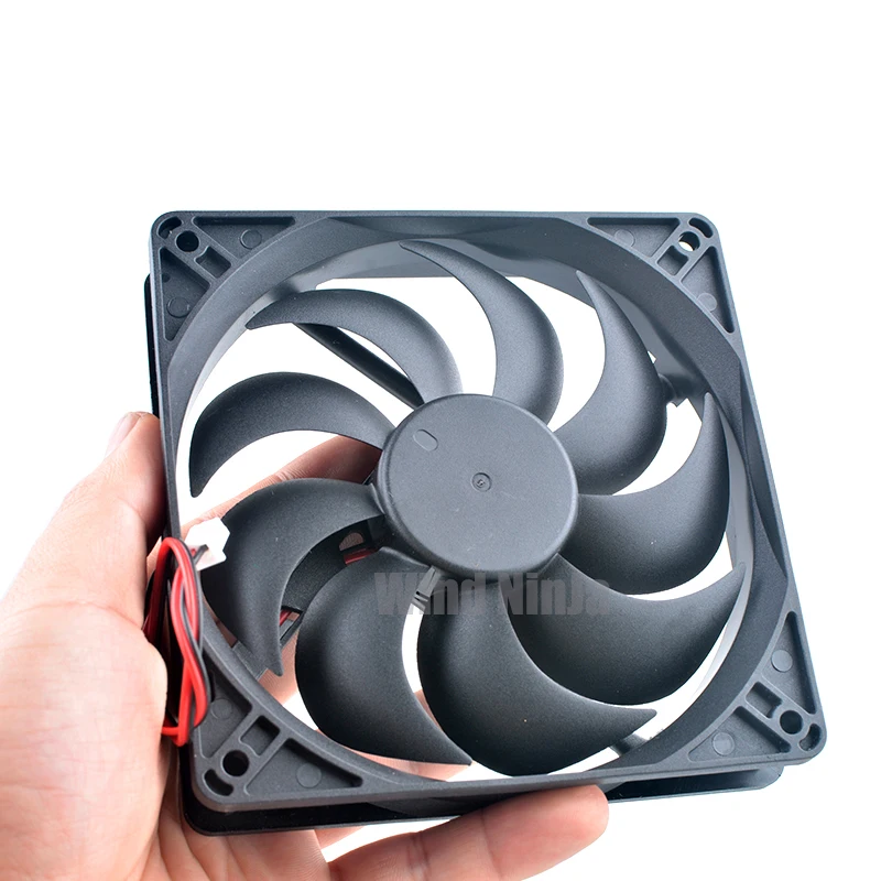 ACP12025S 12cm 120mm ventilador 120x120x25mm DC12V 0.30A 2000rpm ventilador de refrigeración de alta velocidad para fuente de alimentación del chasis - imagen 2