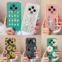 Funda Tecno Spark 30 Pro/30C – Silicona Floral Antigolpes
