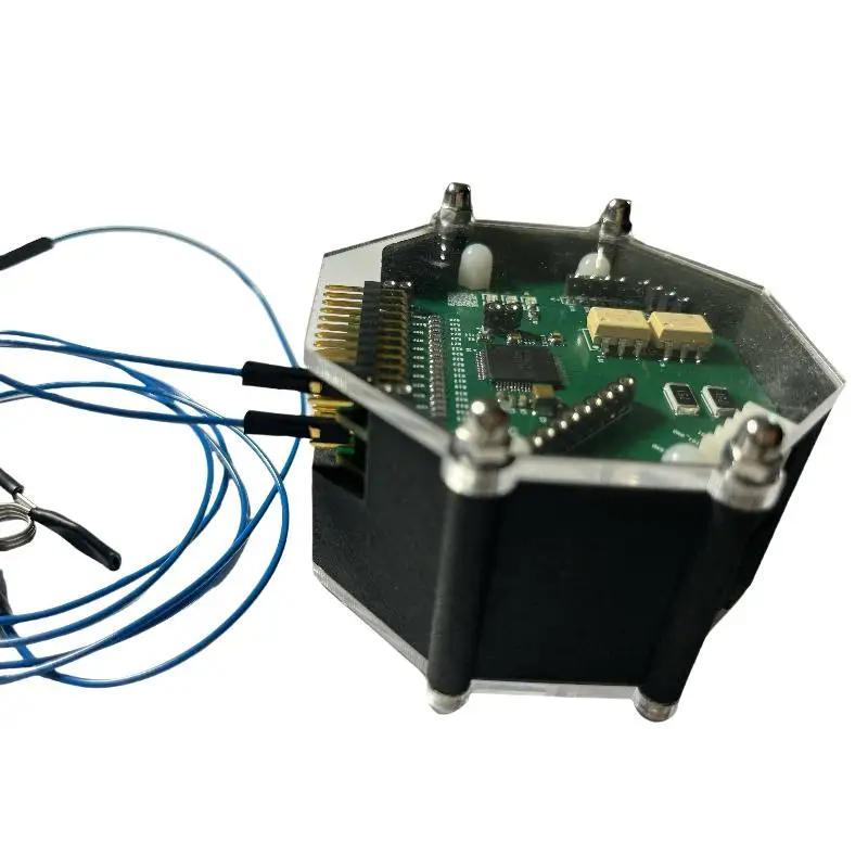 FreeBCI Electroencephalograma EEG Adquisición WIFI-III Interfaz de computadora cerebral ADS1299 ESP32 Pin de doble fila 8/16 canales, sin carcasa - imagen 5