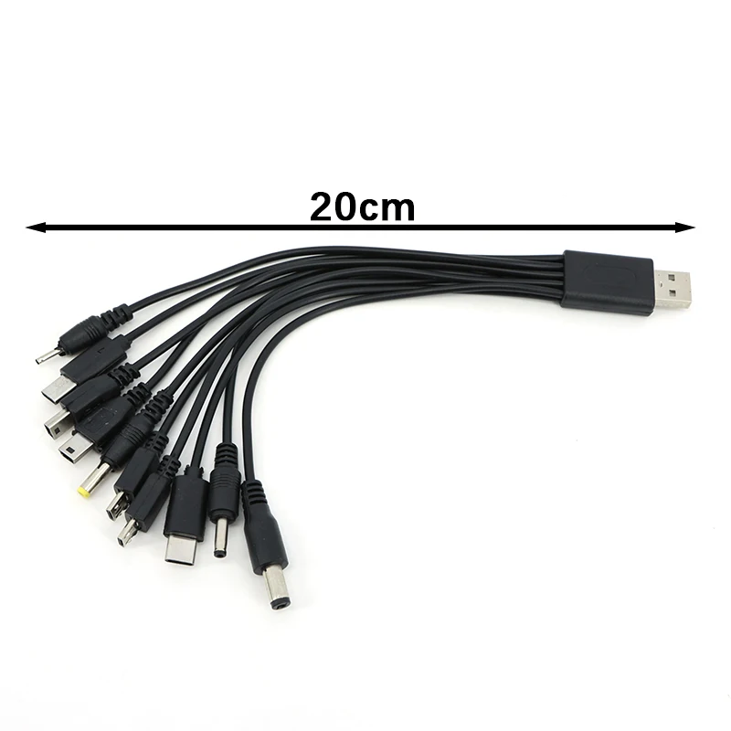 Adaptador de cargador de teléfono móvil Micro USB 10 en 1, Cable de carga de energía Usb, Cable Universal para teléfono móvil - imagen 4