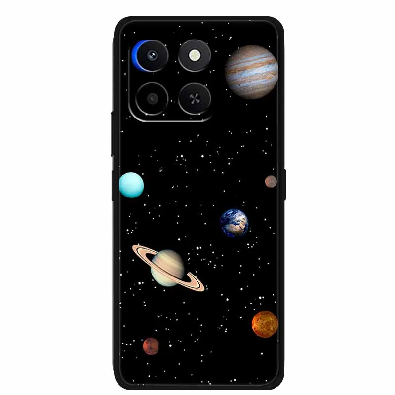 Funda de teléfono para Honor X7D, fundas originales de silicona suave de TPU a la moda para Honor X7D, parachoques de protección de paisaje de amanecer para Honor X7d - imagen 3