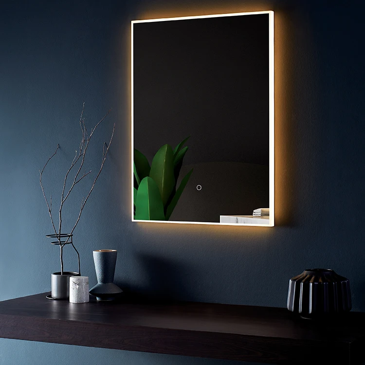 Vendedor caliente rectángulo hotel baño de lujo espejo LED espejo de baño LED equipo de servicio posventa técnico en EE. UU. - imagen 5