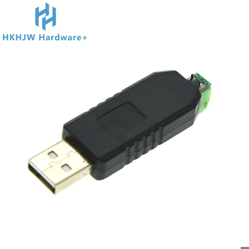 Adaptador convertidor USB a RS485 con chip MAX485 para comunicación industrial PLC Arduino Linux Windows Mac
