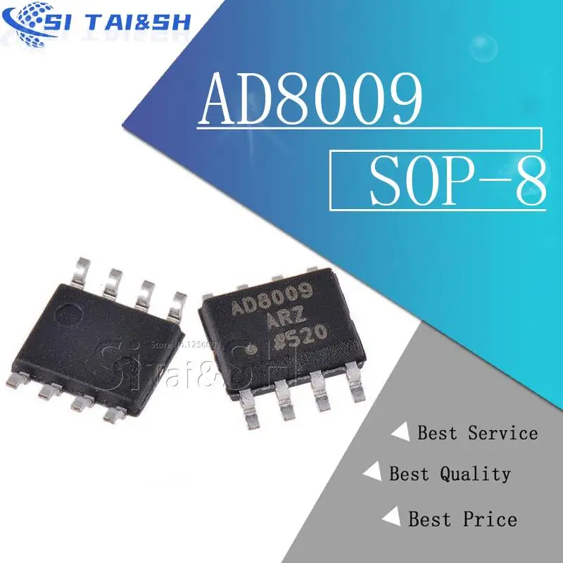 Nuevo y original IC, 5 piezas AD8009ARZ SOP8 AD8009 SOP AD8009AR SOP-8 SMD
